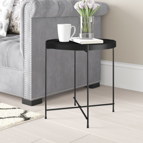 Mirrored butler deals tray table